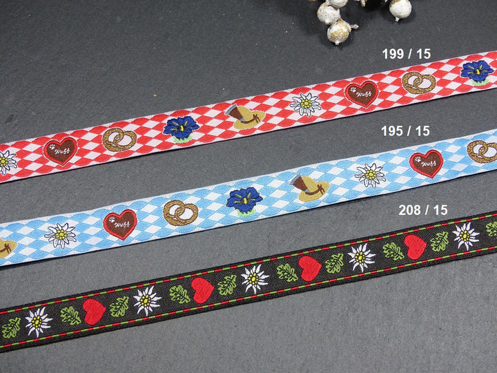 Borte ab Gurtbandbreite 15mm