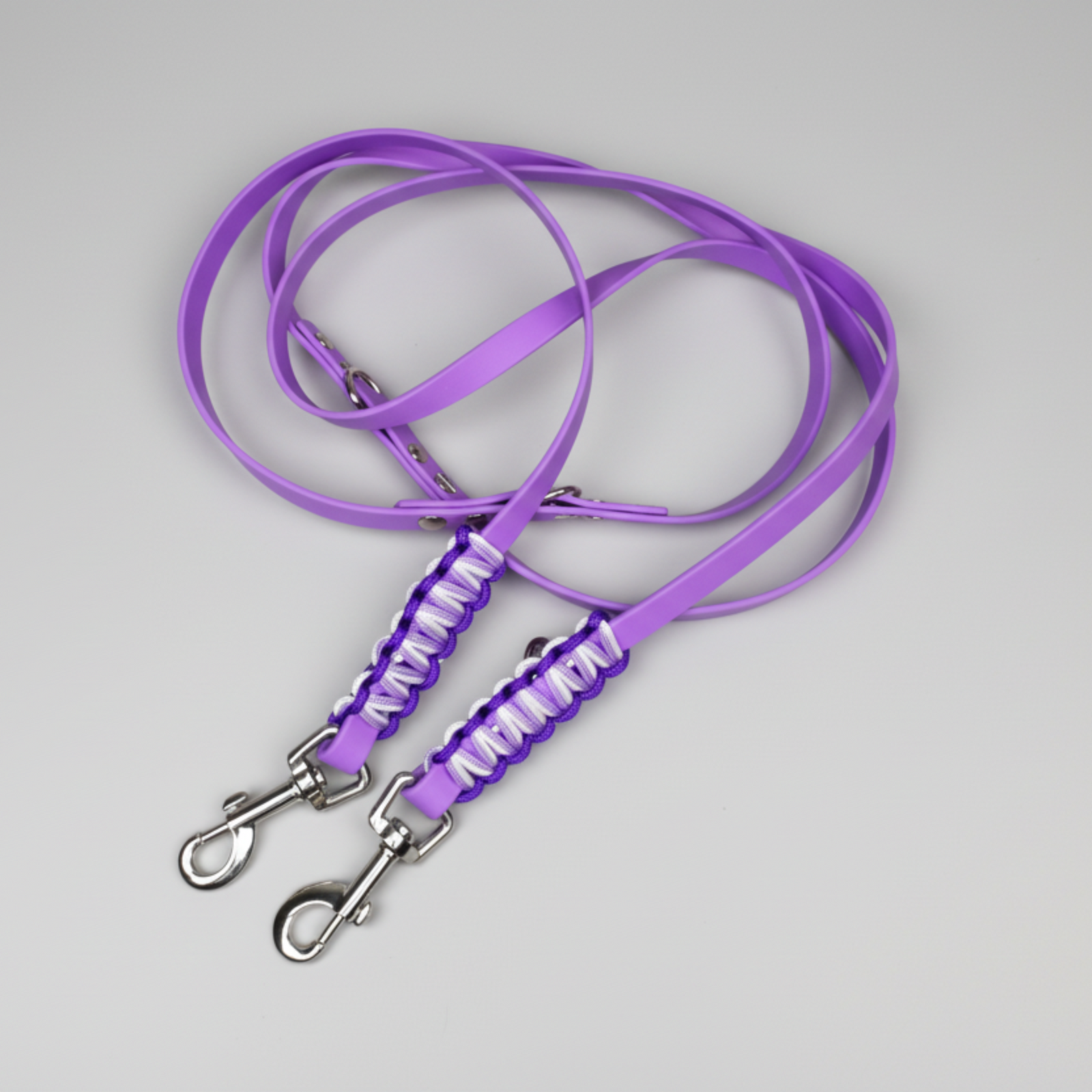 Leine Biothane Paracord Orchidee Handgemacht