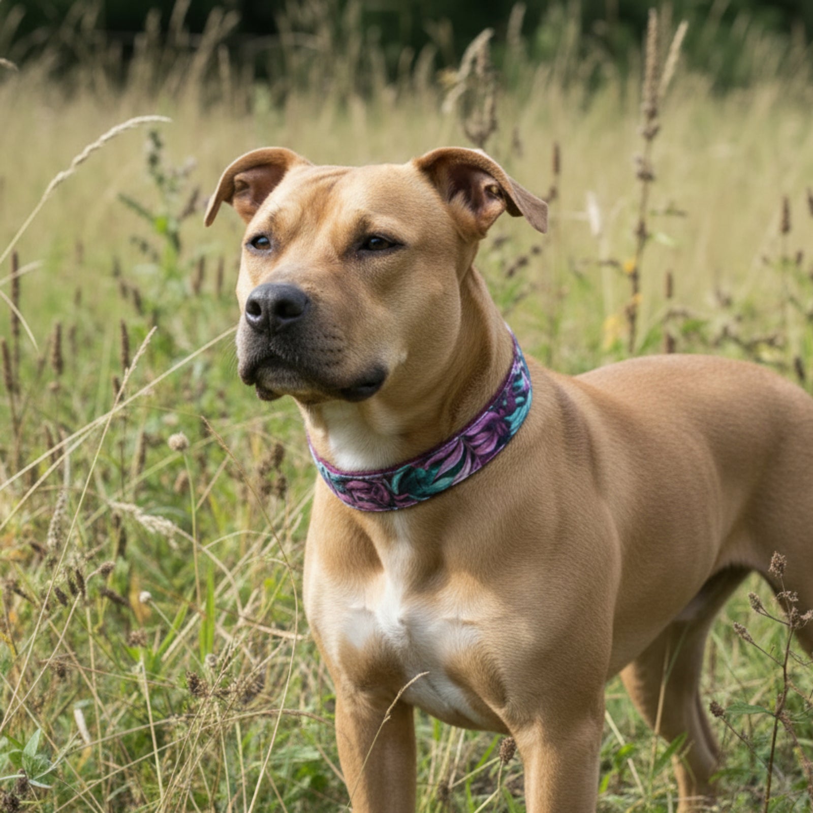 Hundehalsband verstellbar dornschnalle edelstahl individuelll handgemacht