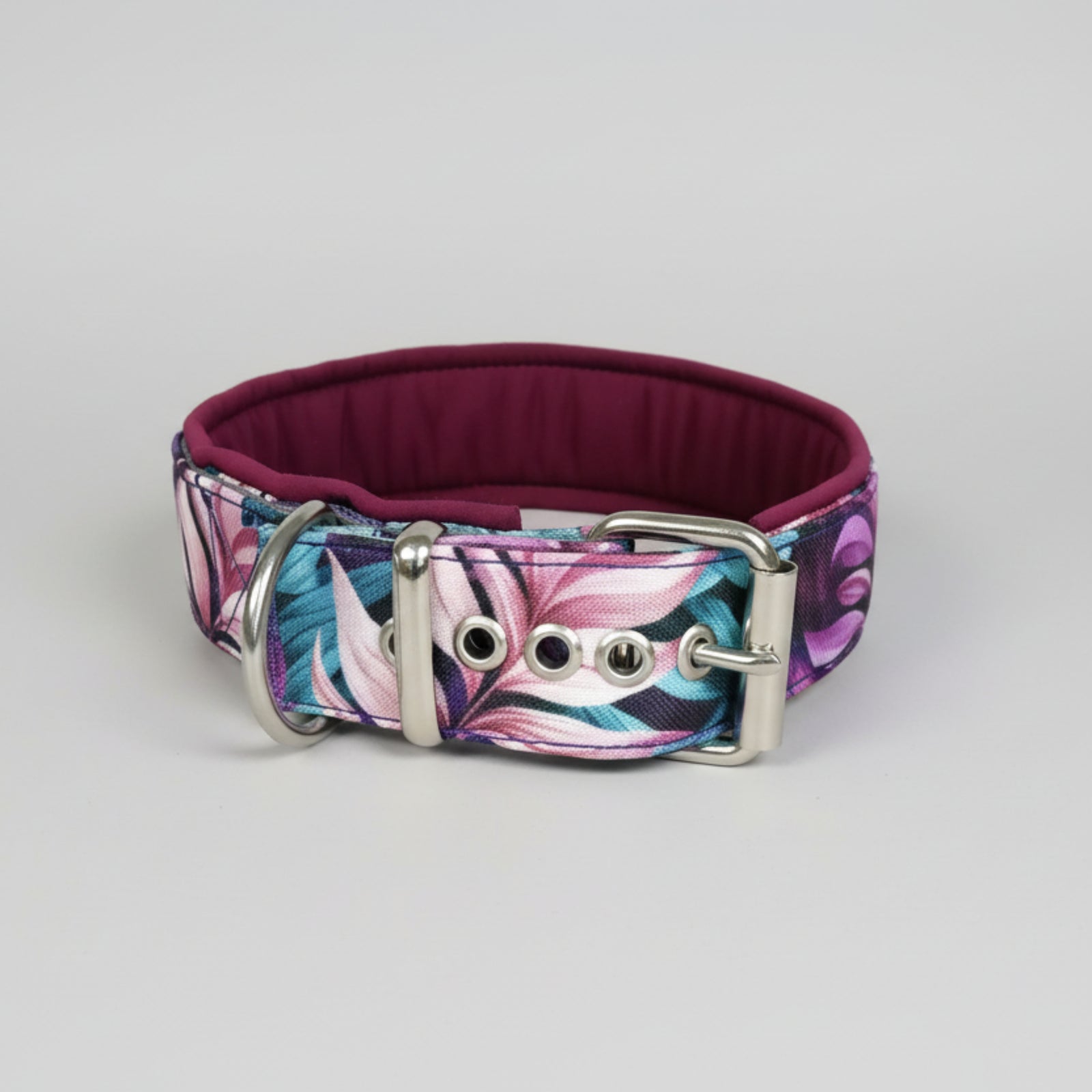 Halsband Dornschnalle Edelstahl starke Hunde handgemacht verstellbar Canvas